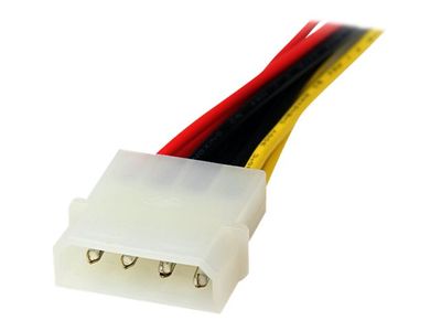 StarTech.com SATA Y-Stromkabel - Splitter Power Y-Kabel mit 2 x SATA intern 1 x Molex (Stecker) 2 x SATA Power (15 pin) Buchse 30cm - Netzteil_3