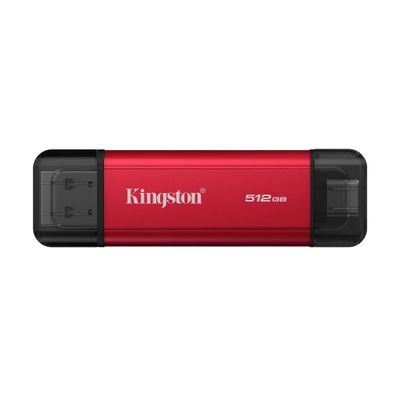 Kingston Dual Portable SSD - 512 GB - USB 3.2 Gen 2 - Rot_thumb