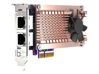 QNAP QM2-2P2G2T - storage controller - M.2 NVMe Card / PCIe 3.0 (NVMe) - PCIe 3.0 x4, 2.5 Gigabit Ethernet_6