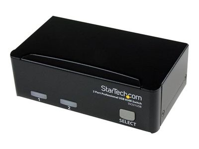 StarTech.com 2 Port VGA USB KVM Switch - VGA KVM Umschalter inkl. Kabel - KVM-Switch - 2 Anschlüsse_1