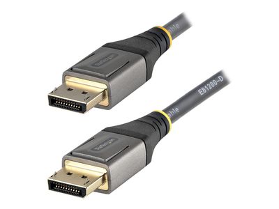 StarTech.com 16ft (5m) VESA Certified DisplayPort 1.4 Cable, 8K 60Hz HDR10, Ultra HD 4K 120Hz DP Video Cable, DisplayPort to DisplayPort Cable, DP Cord for Monitors/Displays, M/M - DP 1.4 Cable with Latches (DP14VMM5M) - DisplayPort cable - DisplayPort to_thumb