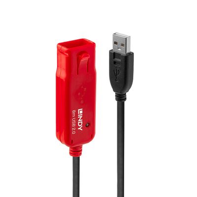 Lindy 42780 USB Kabel USB 2.0 8 m USB A Schwarz_thumb