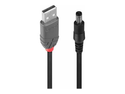 Cable Lindy USB 2.0 Typ A to DC 5.5mm 1,5m Black_2