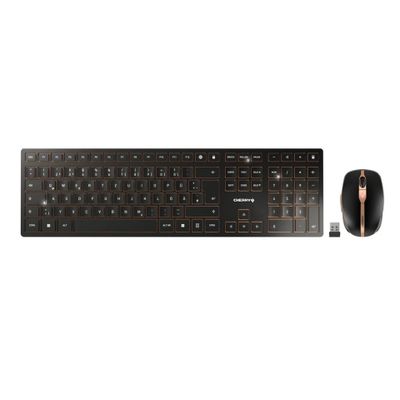 CHERRY Tastatur und Maus Set DW 9100 SLIM - Schwarz/Bronze_thumb