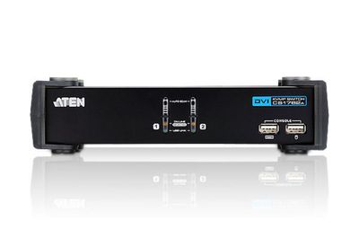 ATEN 2-Port USB DVI KVM Switch with Audio & USB 2.0 Hub (KVM Cables included)_3