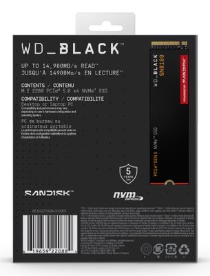 Western Digital Black WD_BLACK™ SN8100 NVMe™ SSD POWERED BY SANDISK 1 TB_9