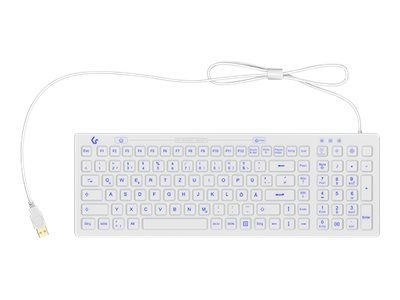 KeySonic Tastatur KSK-6031INEL-Wh - Weiß_thumb