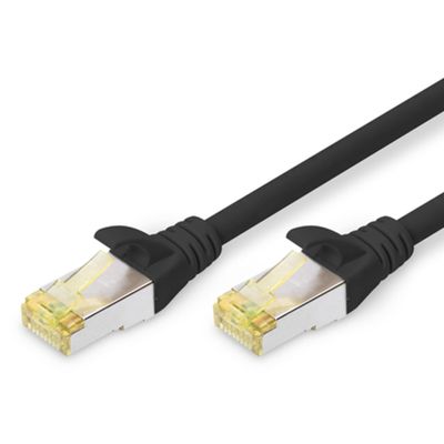 DIGITUS Professional patch cable - 25 cm - black_1