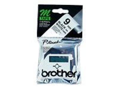 Brother non-laminated tape - Black on white_1