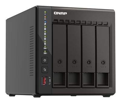 QNAP TS-453E NAS Tower Intel® Celeron® J6412 8 GB 0 TB QNAP QTS Black_3