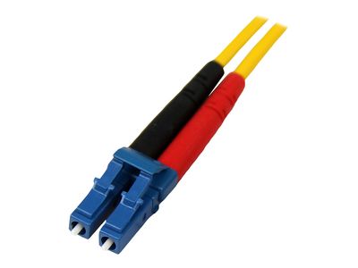 StarTech.com 1m Fiber Optic Cable - Single-Mode Duplex 9/125 - LSZH - LC/LC - OS1 - LC to LC Fiber Patch Cable (SMFIBLCLC1) - Patch-Kabel - 1 m - Gelb_1