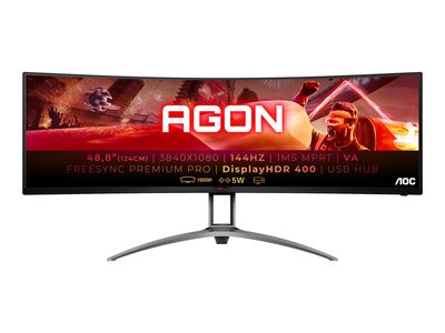 AOC LED Curved-Display Gaming AG493QCX - 124.5 cm (49") - 3840 x 1080 DFHD_thumb