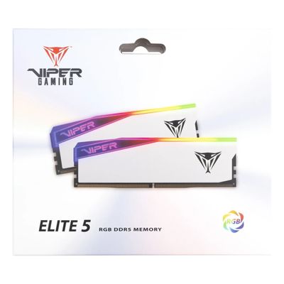 Patriot RAM VIPER ELITE 5 RGB - 48 GB (2 x 24 GB Kit) - DDR5 6000 UDIMM CL30_3