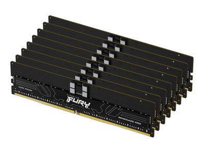 Kingston FURY Renegade Pro - DDR5 - Kit - 256 GB: 8 x 32 GB - DIMM 288-PIN - 6400 MHz / PC5-51200 - registriert_thumb