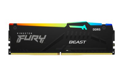 Kingston RAM FURY Beast RGB - 64 GB (2 x 32 GB Kit) - DDR5 5200 DIMM CL40_3
