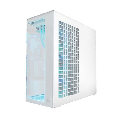 Case Arctic Xtender Vert.GPU White/Tinted Glass_3