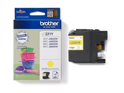 Brother Ink Cartridge LC-221Y - Yellow_3