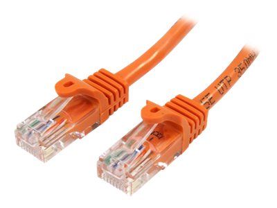 StarTech.com 2m Orange Cat5e / Cat 5 Snagless Patch Cable - patch cable - 2 m - orange_1