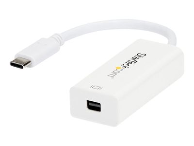 StarTech.com USB-C auf Mini DisplayPort Adapter - 4K 60Hz - Weiß - externer Videoadapter - weiß_6