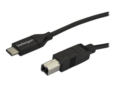 StarTech.com 2m 6ft USB C to USB B Cable - USB 2.0 - USB Type C Printer Cable M/M - USB 2.0 Type-C to Type-B Cable (USB2CB2M) - USB Typ-C-Kabel - 2 m_2