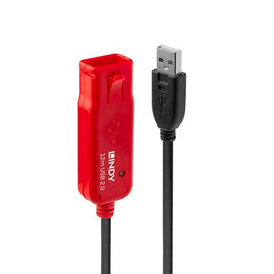 Lindy 42782 USB Kabel USB 2.0 12 m USB A 0,48 Gbit/s Schwarz_thumb