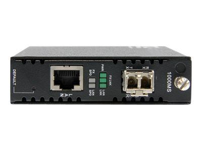 StarTech.com Multimode (MM) LC Fiber Media Converter with SFP - OAM Management - 802.3ah Compliant - Gigabit Ethernet - 550m - 850nm (ET91000LCOAM) - fiber media converter - 1GbE_6