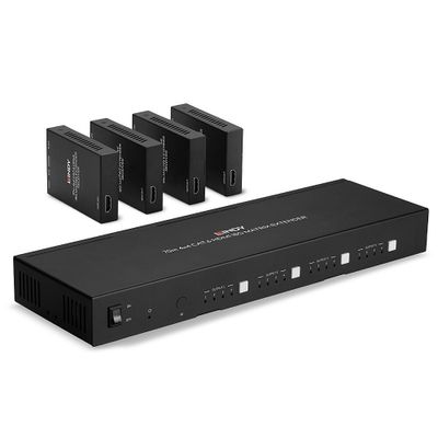 Lindy 38328 Audio-/Video-Leistungsverstärker AV-Sender & -Empfänger Schwarz_thumb