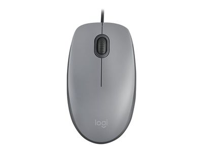 Logitech mouse M110 Silent - mid gray_thumb