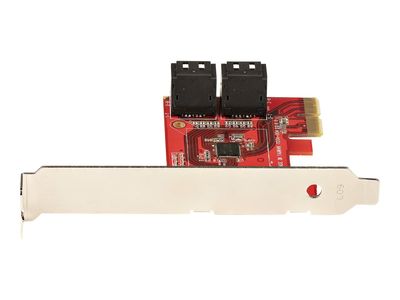 StarTech.com PCIe SATA Controller Karte - 4 Port SATA 3 Erweiterungskarte/Kontroller - 6Gbit/s - Full/Low-Profile Blende - PCI Express Festplatten/SSD kontroller/Adapter (4P6G-PCIE-SATA-CARD) - Speicher-Controller - SATA 6Gb/s - PCIe 3.0 x2_8