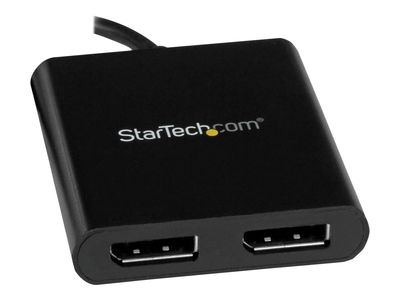 StarTech.com 2-Port Multi Monitor Adapter - USB-C to DisplayPort 1.2 Video Splitter - USB-C to Dual DP MST Hub - TB3 Compatible - Windows - external video adapter_3