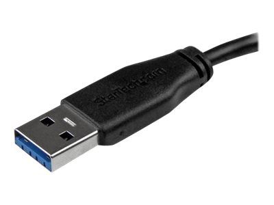 StarTech.com 0.5m 20in Slim USB 3.0 A to Micro B Cable M/M - Mobile Charge Sync USB 3.0 Micro B Cable for Smartphones and Tablets (USB3AUB50CMS) - USB cable - 50 cm_2