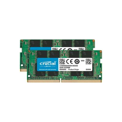 Crucial RAM - 16 GB (2 x 8 GB Kit) - DDR4 2666 SO-DIMM CL19_thumb