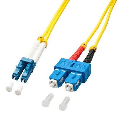 Lindy 47472 InfiniBand/Glasfaserkabel 3 m LC SC Gelb_thumb