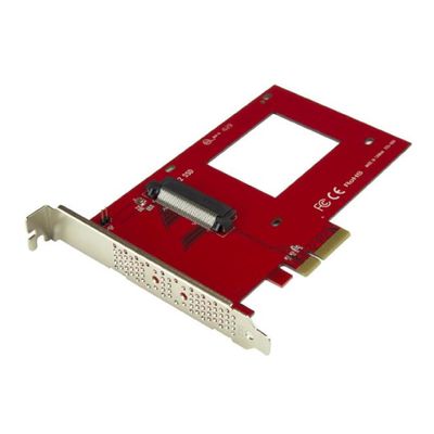 StarTech.com U.2 to PCIe Adapter for 2.5" U.2 NVMe SSD - SFF-8639 - x4 PCI Express 3.0 - interface adapter - Ultra M.2 Card - PCIe 3.0 x4_1