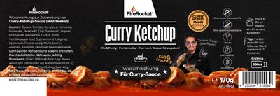 FireRocket 170g Dose Curry Ketchup Gewürzmischung Instant-Currysauce Currywurstmann Marken-Edition_6