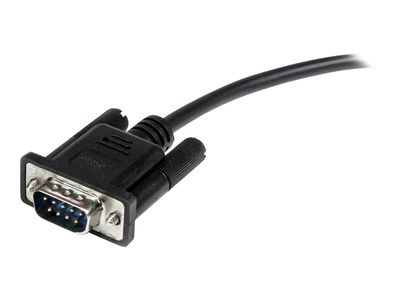 StarTech.com 2m Black Straight Through DB9 RS232 Serial Cable - DB9 RS232 Serial Extension Cable - Male to Female Cable (MXT1002MBK) - serial extension cable - DB-9 to DB-9 - 2 m_3