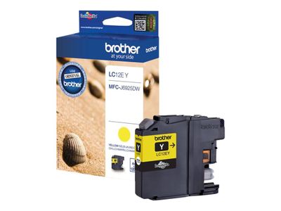 Brother LC12EY - XL Capacity - yellow - original - ink cartridge_thumb