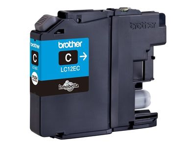 Brother LC12EC - XL Capacity - cyan - original - ink cartridge_2