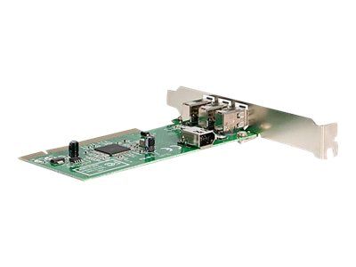 StarTech.com 4 port PCI 1394a FireWire Adapter Card - 3 External 1 Internal FireWire PCI Card for Laptops (PCI1394MP) - FireWire adapter - 3 ports_5