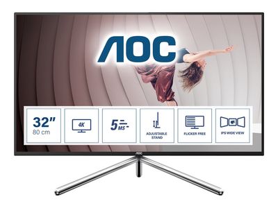 AOC LED-Display U32U1 - 80 cm (31.5") - 3840 x 2160 4K_thumb
