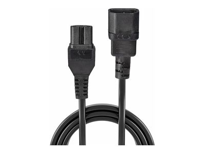 Lindy Hot Condition Type - power extension cable - IEC 60320 C14 to IEC 60320 C15 - 2 m_2