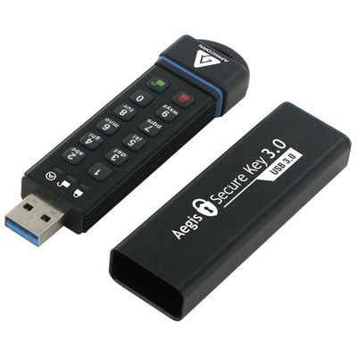 Apricorn Aegis Secure Key 3.0 USB flash drive 240 GB USB Type-A 3.2 Gen 1 (3.1 Gen 1) Black_5