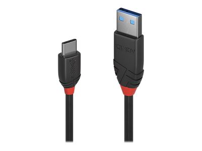 Lindy Black Line - USB Typ-C-Kabel - 24 pin USB-C zu USB Typ A - 50 cm_thumb