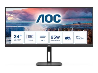 AOC LED-Display U34V5C/BK - 86.4 cm (34") - 3440 x 1440 WQHD_thumb