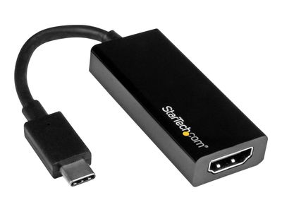 StarTech.com USB-C auf HDMI Adapter - Thunderbolt 3 kompatibel - Schwarz - 4K 30Hz - externer Videoadapter - Schwarz_thumb