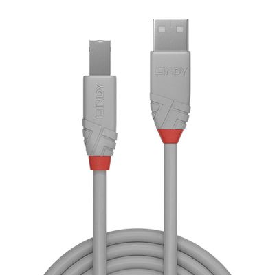 Lindy USB-Kabel Anthra Line - USB-A / USB-B - 5 m_2