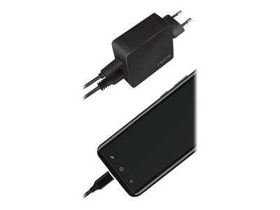 LogiLink wall charger power adapter - USB, USB-C - 18 Watt_2