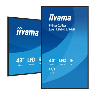 iiyama LED-Display ProLite LH4364UHS-B1AG - 109 cm (43") - 3840 x 2160 4K_2