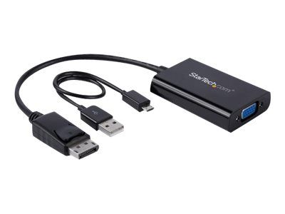 StarTech.com DisplayPort to VGA Adapter with Audio - 1920x1200 - DP to VGA Converter for Your VGA Monitor or Display (DP2VGAA) - DisplayPort/VGA-Adapter - 18.4 m_5