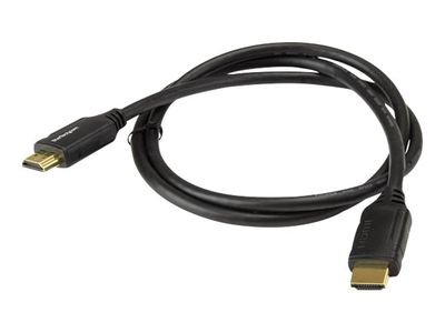 StarTech.com 1m 3 ft Premium High Speed HDMI Cable with Ethernet - 4K 60Hz - Premium Certified HDMI Cable - HDMI 2.0 - 30AWG (HDMM1MP) - HDMI with Ethernet cable - 1 m_3